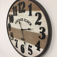 BeoXL - Wandklok XXL Vintage 1869 Industrieel Design