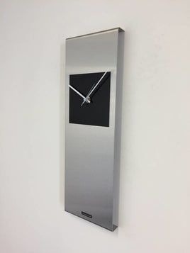 BeoXL - Wandklok RVS Cassiopee Black Square