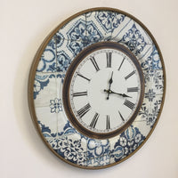 BeoXL - Wandklok DELFT'S BLAUW Modern Design