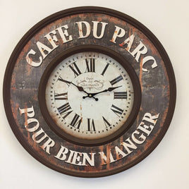 BeoXL - Wandklok Cafe de Paris vintage retro 