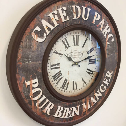 BeoXL - Wandklok Cafe de Paris vintage retro 