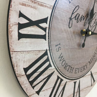 BeoXL - Wandklok Family Time modern design