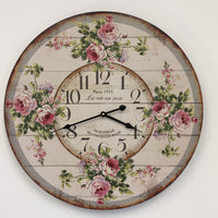 BeoXL - Wandklok La vie en rose retro vintage design