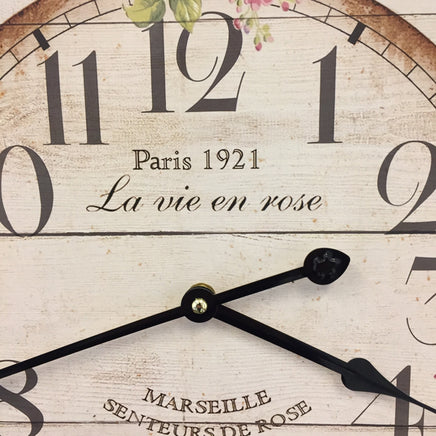 BeoXL - Wandklok La vie en rose retro vintage design