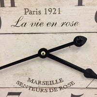 BeoXL - Wandklok La vie en rose retro vintage design