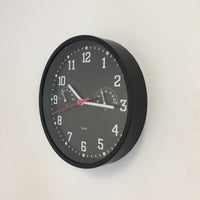 BeoXL - Wandklok Black Thermo & Hygro Modern Design