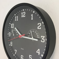BeoXL - Wandklok Black Thermo & Hygro Modern Design