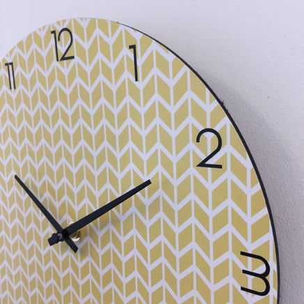 BeoXL - Keukenklok COUNTRY YELLOW modern design
