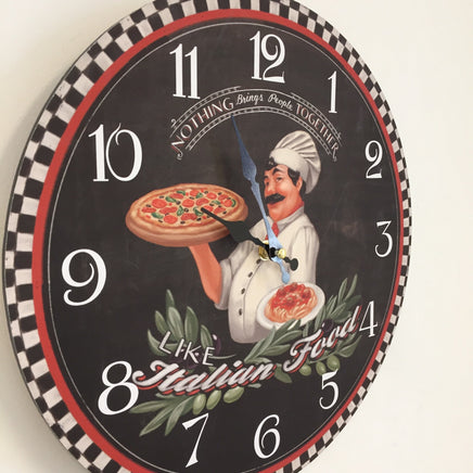 BeoXL - Wandklok Pasta ITALIA DUO