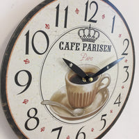 BeoXL - Wandklok  CAFEEPARISIEN RETRO VINTAGE