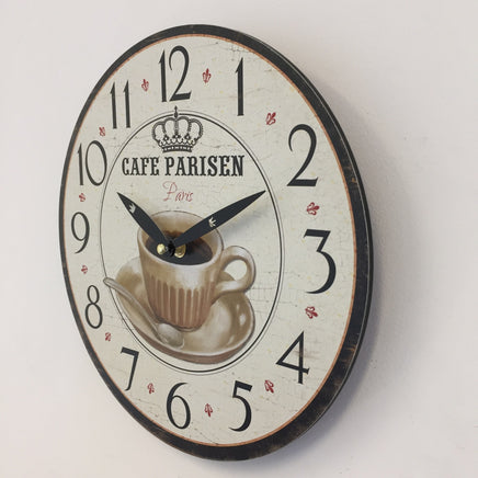 BeoXL - Wandklok  CAFEEPARISIEN RETRO VINTAGE