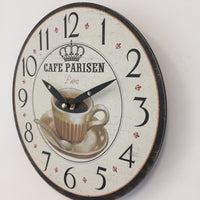 BeoXL - Wandklok  CAFEEPARISIEN RETRO VINTAGE