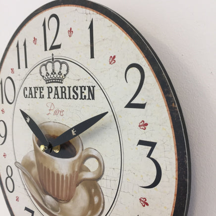 BeoXL - Wandklok  CAFEEPARISIEN RETRO VINTAGE