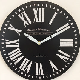 BeoXL - Wandklok William Marchant VINTAGE RETRO NOIR