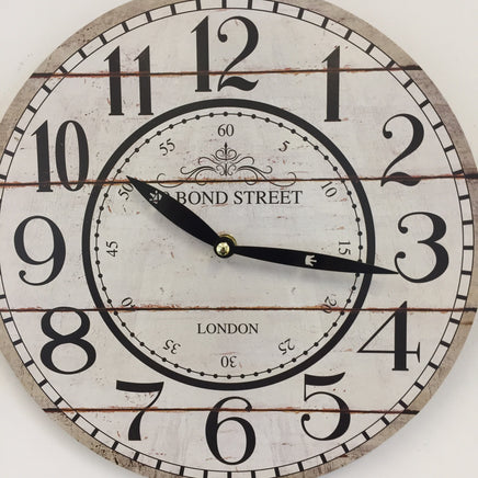 BeoXL - Wandklok BONDSTREET WHITE VINTAGE