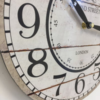 BeoXL - Wandklok BONDSTREET WHITE VINTAGE