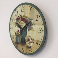 BeoXL - Wandklok Les Fleurs Vintage