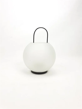 Glass Lantern 15x21.5cm Soft White