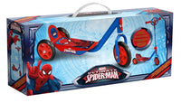Marvel Spider-Man 3-Wiel Kinderstep Jongens Voetrem Blauw