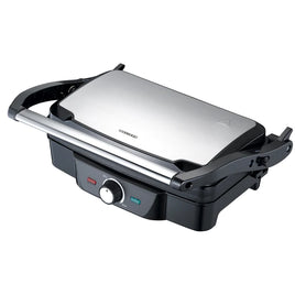 Panini maker 1600W, roestvrij staal/zwart