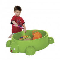 Paradiso Toys Zandbak Met Deksel Schildpad 95,5 X 68 Cm Groen