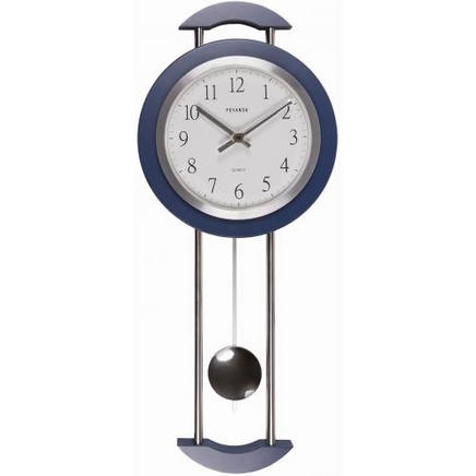 BeoXL - Wandklok Blue Pendulum Modern Design
