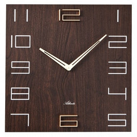 BeoXL - Wandklok vierkant hout modern design
