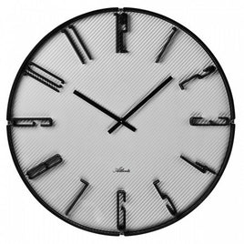 BeoXL - Wandklok Grey & Black Modern Design