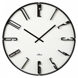 BeoXL - Wandklok Zwart Wit Modern Design