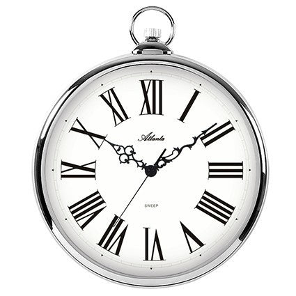 BeoXL - Wandklok Silver Watch Modern Design