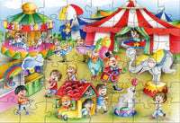 Rebo Productions Legpuzzel Beach & Circus Junior 24/48 Stukjes