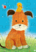 Rebo Productions Legpuzzel Hond & Eendje Junior 24/24 Stukjes