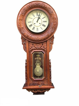 BeoXL - Americano Wallclock Carved Wood