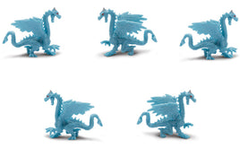 Safari Speelgoedfiguren Ijsdraak Junior Lichtblauw 192 Stuks
