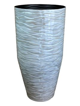 Cone Vase grey antiq enamel