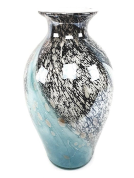 Glass Lux Vase Ocean Oil