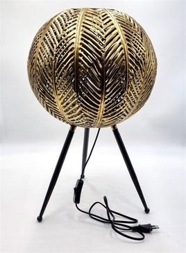 Gold 3 legs Leave Orb Lamp