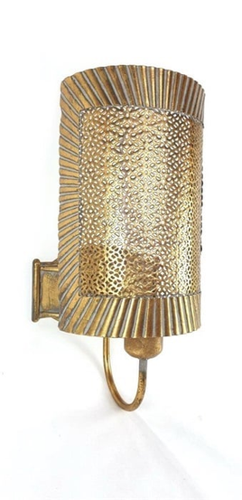 Gold Single Shade Wall Lamp