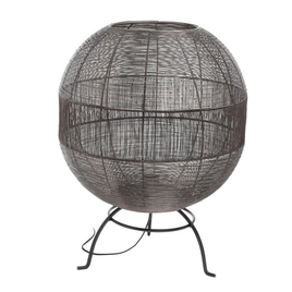 Black Nickle Gridball  Lamp