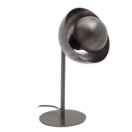 Black Nickle Spotlight Tablelamp Black Foil